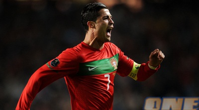 רונאלדו בטירוף. מחכה לגרמנים (GettyImages)