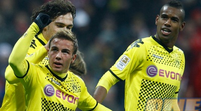 מריו גצה חוגג את שער הניצחון (רויטרס) מריו גצה חוגג את שער הניצחון (רויטרס)