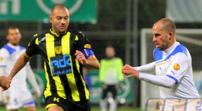 ברוכיאן מול גזל. בבית&qout;ר מקווים שיוכל לשחק מול מכבי פ&qout;ת (יניב גונן)