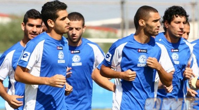 עומר גולן מתאמן אחרי שהורחק במשחק (יניב גונן)