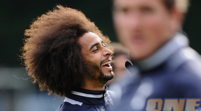 אסו אקוטו עם תספורת ´מלך האריות´ שלו לקראת פאוק (GettyImages)