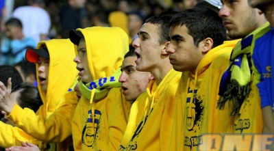 אוהדי מכבי ת&qout;א. ביקרו באומן (יניב גונן)