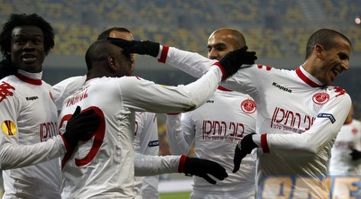 ידין, תמוז, אבוטבול ואיגייבור חוגגים (רויטרס)