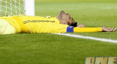 יצחקי. ככה נראית מכבי ת&qout;א לאחרונה  (יוסי ציפקיס)