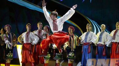 מופע הפתיחה של הגרלת היורו (רויטרס)