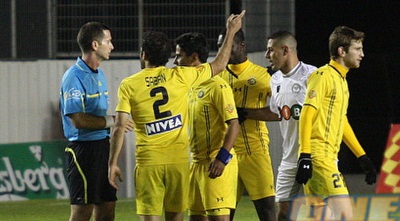 קלמי סבן וברק יצחקי עם אדלר (גיא בן זיו)