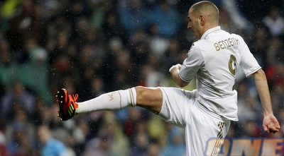 בנזמה. עדיין לא החלים מהפציעה מול צסק&qout;א (רויטרס)