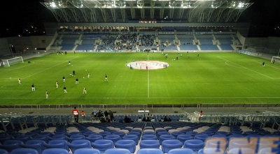 אצטדיון המושבה. ניסוי כלים אחרון לפני משחק בינלאומי (יוסי ציפקיס) אצטדיון המושבה. ניסוי כלים אחרון לפני משחק בינלאומי (יוסי ציפקיס)