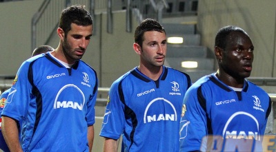 פישביין ואנטבי מאוכזבים מההפסד (שי לוי)