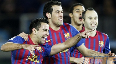 צ&acute;אבי: &qout;אינייסטה אדם נפלא&qout;. חולשה לבוסקטס (רויטרס)