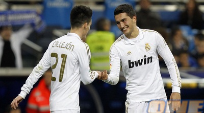 נורי שאהין חוגג עם חוסה מריה קאייחון (GettyImages)