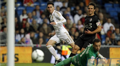 חוסה מריה קאייחון כובש את הראשון מול פונפראדינה (GettyImages)