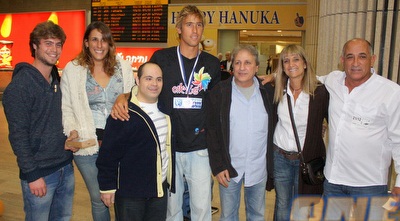 נמרוד משיח בצילום משפחתי (משה חרמון)