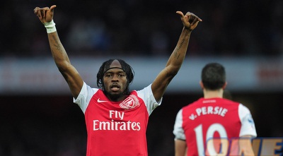 ג´רביניו חוגג את השער הראשון במשחק (GettyImages)