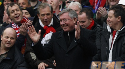 פרגוסון. לפני המשחק הוא עוד חייך (רויטרס)