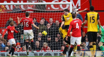 גרנט הנלי כובש את שער הניצחון ליונייטד (GettyImages)