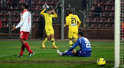 דאבור חוגג מול סכנין (עמית מצפה)