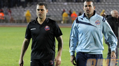 טל בנין ומאיר בן מרגי מרוצים בסיום (יוסי ציפקיס)