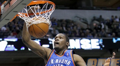 דוראנט. 33 נקודות למפלצת מאוקלהומה (רויטרס)