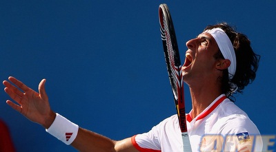 בלוצ´י ברגע למצלמות מול דודי סלע (GettyImages)