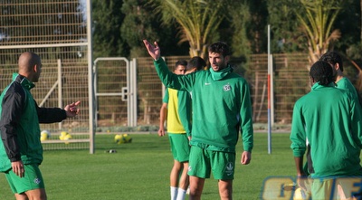 סארי פלאח באימון.  (עמית מצפה)