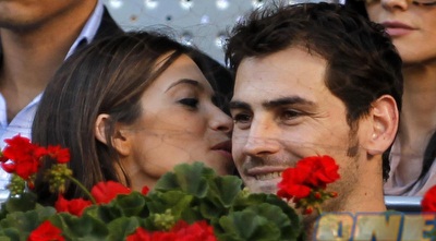 שרה קרבונרו ואיקר קסיאס, לו אין אפשרות בחירה בגמר (רויטרס)