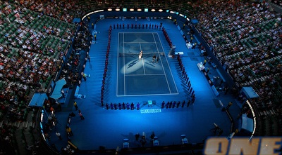 המגרש באוסטרליה, רגע לפני תחילת הגמר (GettyImages)