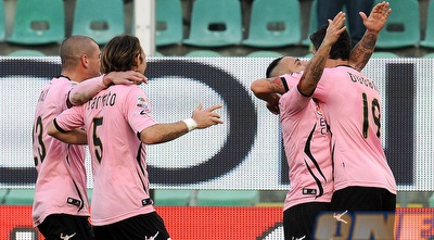 שחקני פאלרמו חוגגים (רויטרס) שחקני פאלרמו חוגגים (רויטרס)