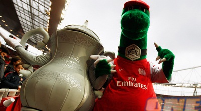 הקמע של ארסנל (GettyImages) הקמע של ארסנל (GettyImages)