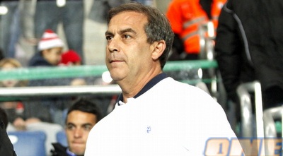 גילי לנדאו. דירבן את שחקניו למרות המצב הקשה (יוסי ציפקיס)