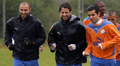 מוסא ובלדוט באימון. הקפטן פצוע (יוסי ציפקיס) מוסא ובלדוט באימון. הקפטן פצוע (יוסי ציפקיס)