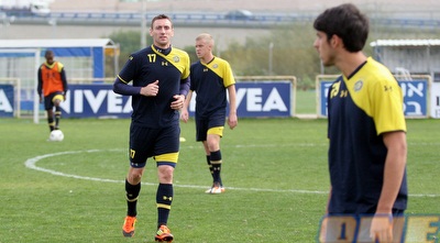 סאבו פאביצ´ביץ´, ריף פרץ, רוסלן ברסקי באימון (ליאור טימור)