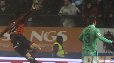 לקיץ´ מבקיע את הראשון. לפיקה נשאר רק לצפות (רויטרס)