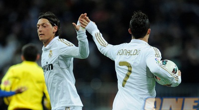 רונאלדו ואוזיל (GettyImages)