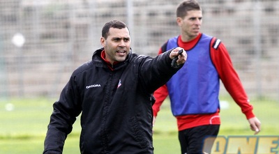 טל בנין ואייל טרטצקי במהלך האימון (יוסי ציפקיס) טל בנין ואייל טרטצקי במהלך האימון (יוסי ציפקיס)