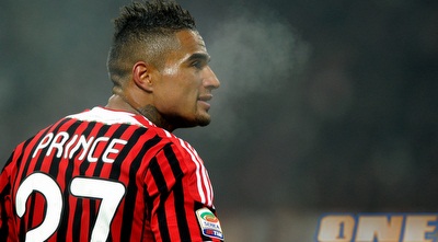 קווין פרינס בואטנג במדי מילאן (GettyImages) קווין פרינס בואטנג במדי מילאן (GettyImages)