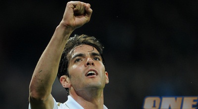 קאקה חוגג את השער הפרטי שלו (GettyImages) קאקה חוגג את השער הפרטי שלו (GettyImages)