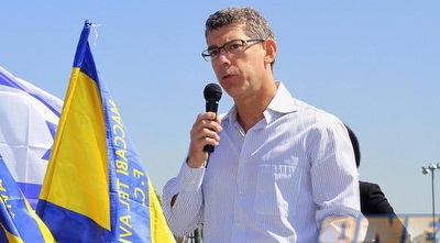 מיץ´ גולדהאר בטקס. &qout;הייתה גאווה לראות אותו&qout; (יניב גונן)