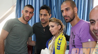 סיוון צוקרמן עם גל אלברמן, ברק יצחקי ואלירן עטר (ליאור טימור) סיוון צוקרמן עם גל אלברמן, ברק יצחקי ואלירן עטר (ליאור טימור)