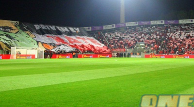 בלומפילד רגע לפני הדרבי (יניב גונן) בלומפילד רגע לפני הדרבי (יניב גונן)