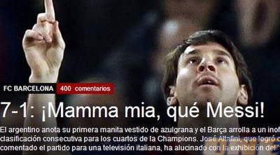 מסי ב´אל מונדו דפורטיבו´ (ONE)