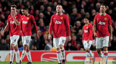 שחקני מנצ´סטר יונייטד מאוכזבים (GettyImages)