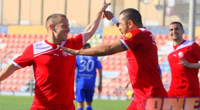 פרננדס ובוקסנבוים חוגגים (יניב גונן)