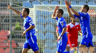 שחקני לוד חוגגים (יניב גונן)