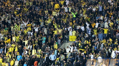 אוהדי בית&qout;ר. מתכננים תצוגת עידוד (שי לוי)