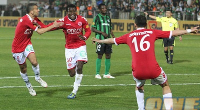 נוסא איגייבור רץ לחגוג. זה היה היום שלו (עמית מצפה)