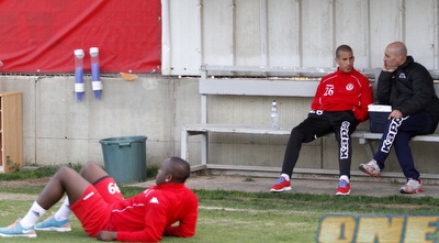 טוטו תמוז ואביחי ידין. הדרבי לא אומר להם הרבה  (יוסי ציפקיס)