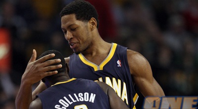 דני גריינג´ר חוגג עם דארן קוליסון (GettyImages)