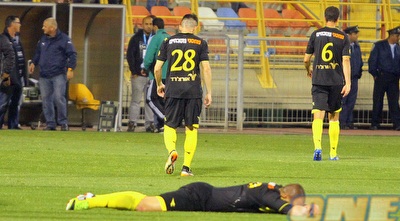 ערן לוי מאוכזב מההחמצה (יניב גונן)