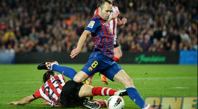 אינייסטה מבקיע (GettyImages) אינייסטה מבקיע (GettyImages)